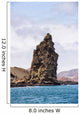 Pinnacle Rock Bartolome Islands Vertical Wall Decal