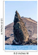 Pinnacle Rock Bartolome Islands Wall Decal