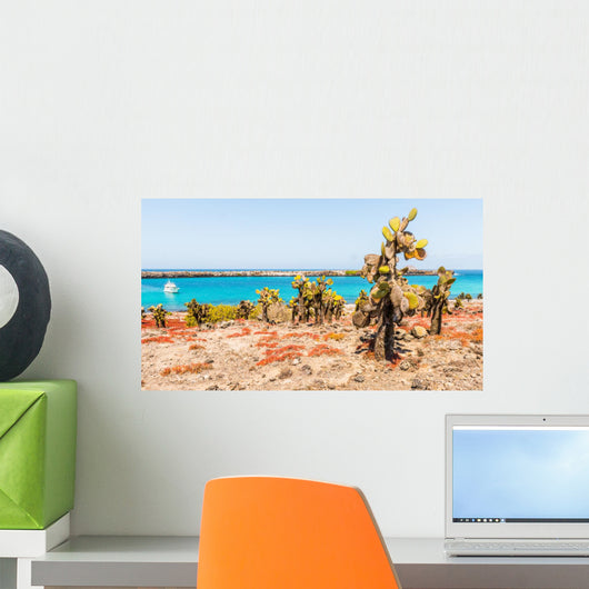 Nature Plaza Island Galapagos Wall Decal
