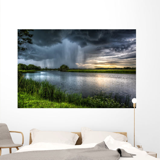 Stormy Reflection Wall Decal