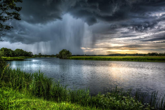 Stormy Reflection Wall Decal