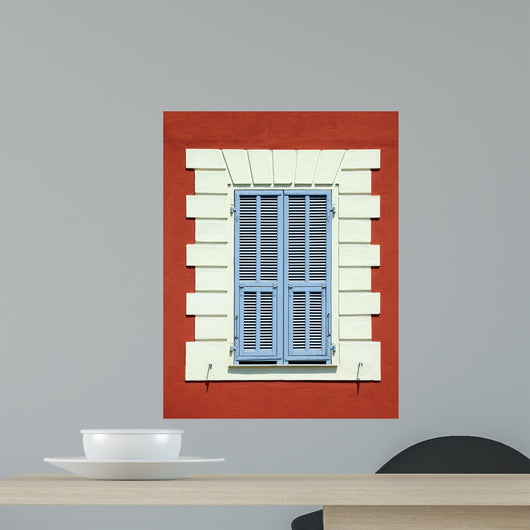 Mediterranean Colorful Window Wall Decal