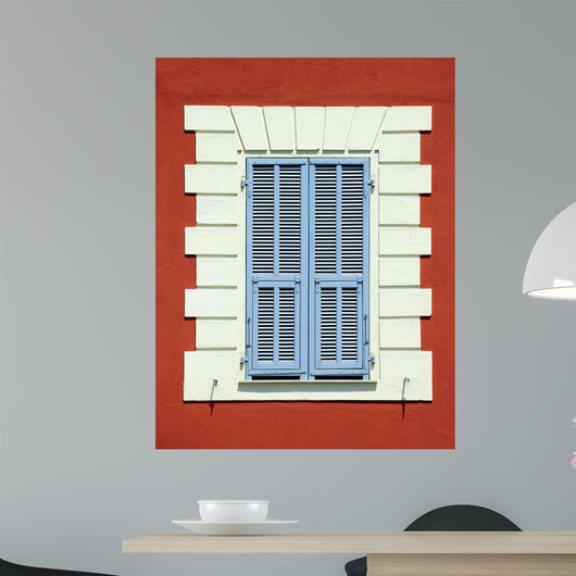 Mediterranean Colorful Window Wall Decal