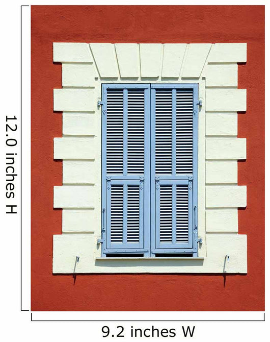 Mediterranean Colorful Window Wall Decal