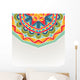 With Bright Ethnic Ornament Wall Decal