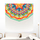 With Bright Ethnic Ornament Wall Decal