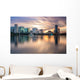 Orlando Florida Skyline in the Evening Wall Decal