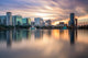 Orlando Florida Skyline in the Evening Wall Decal
