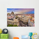 Madrid Cityscape Wall Decal