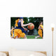 Girls Playing Basketball Wall Decal