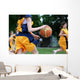Girls Playing Basketball Wall Decal