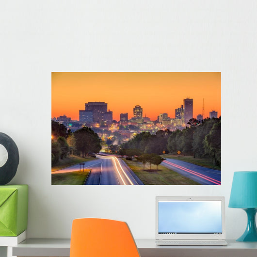 Columbia Sc Skyline Wall Decal
