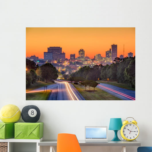 Columbia Sc Skyline Wall Decal