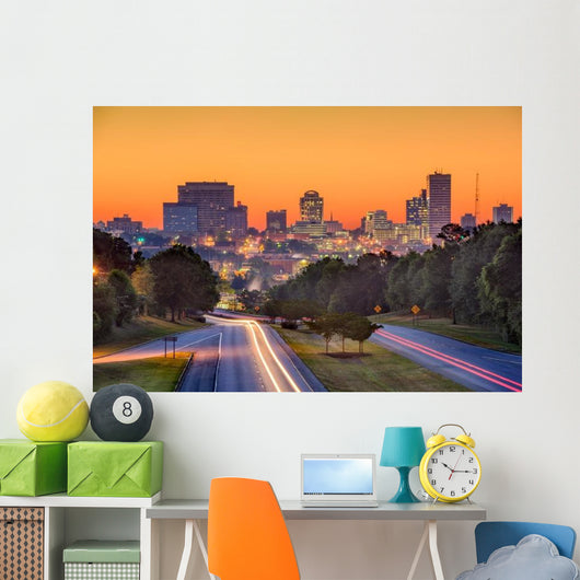 Columbia Sc Skyline Wall Decal
