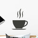 Coffee Cup Icon Wall Decal