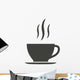 Coffee Cup Icon Wall Decal