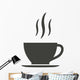 Coffee Cup Icon Wall Decal