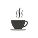 Coffee Cup Icon Wall Decal