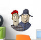 Two Rednecks Wall Decal