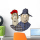 Two Rednecks Wall Decal