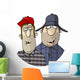Two Rednecks Wall Decal