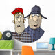Two Rednecks Wall Decal