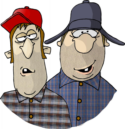 Two Rednecks Wall Decal