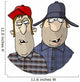 Two Rednecks Wall Decal