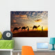 Two Cameleers Camel Drivers against Sunset Wall Decal