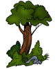 Tree 04 Cartoon Illustration Wall Decal