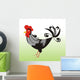Rooster Illustration Wall Decal