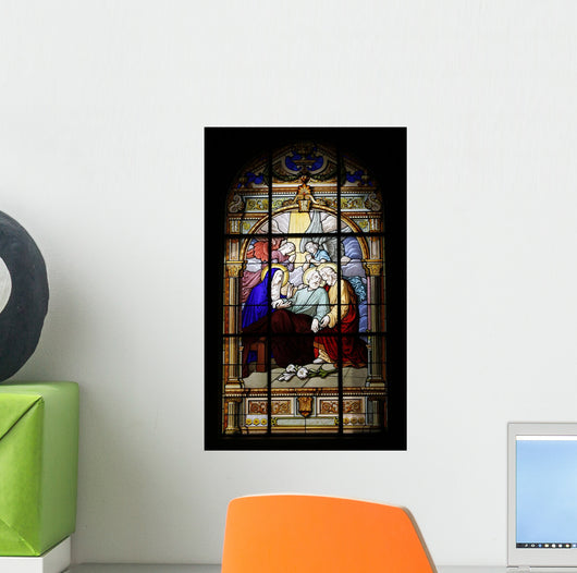 Cathedral Basilica of St. Joseph Stained Glass Window 1 Wall Decal