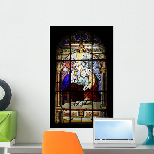 Cathedral Basilica of St. Joseph Stained Glass Window 1 Wall Decal