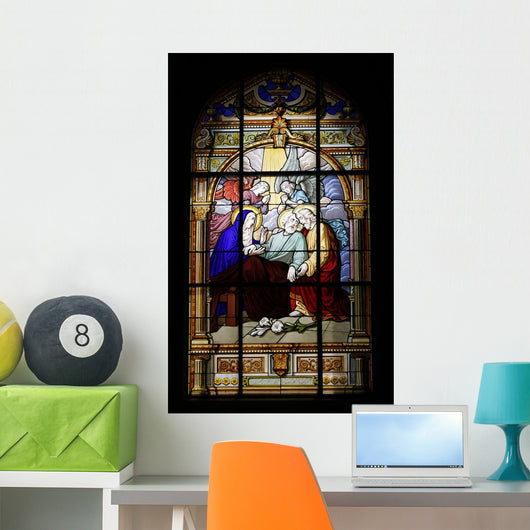 Cathedral Basilica of St. Joseph Stained Glass Window 1 Wall Decal