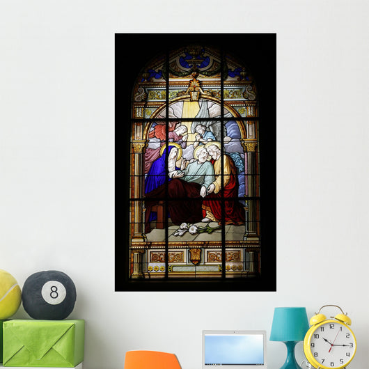 Cathedral Basilica of St. Joseph Stained Glass Window 1 Wall Decal