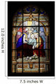 Cathedral Basilica of St. Joseph Stained Glass Window 1 Wall Decal