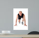 Senior Man Ready to Wall Decal