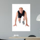 Senior Man Ready to Wall Decal