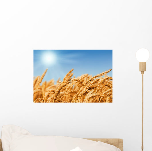 Golden Wheat Field Wall Decal