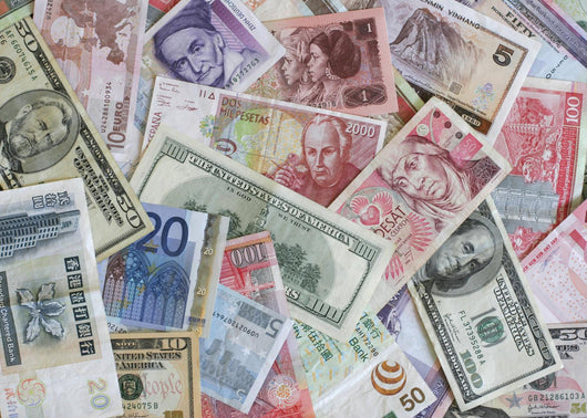 Foreign Currency Wall Decal