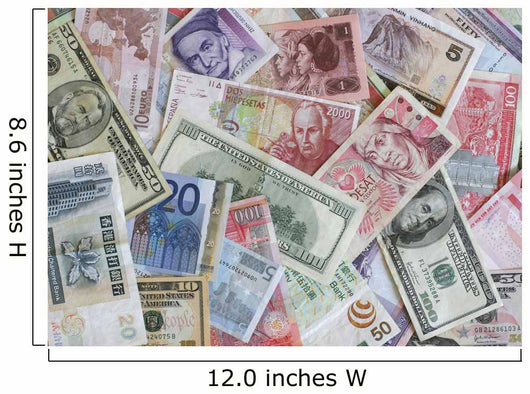 Foreign Currency Wall Decal