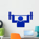 Weightlifting  Symbol Wall Decal