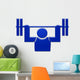 Weightlifting  Symbol Wall Decal