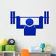 Weightlifting  Symbol Wall Decal