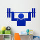 Weightlifting  Symbol Wall Decal