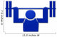 Weightlifting  Symbol Wall Decal