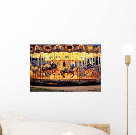 Vintage Carousel Detail Wall Decal