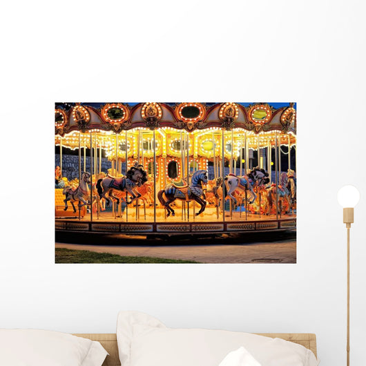 Vintage Carousel Detail Wall Decal