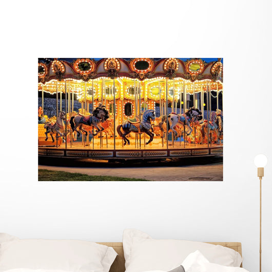 Vintage Carousel Detail Wall Decal