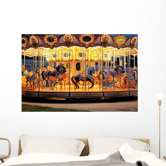 Vintage Carousel Detail Wall Decal